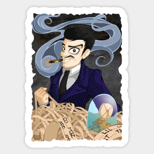 Classic Gomez Addams Sticker